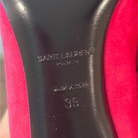 Saint Laurent Women’s Hot Pink Pumps Size 39 / 9 - Picture 7 of 7
